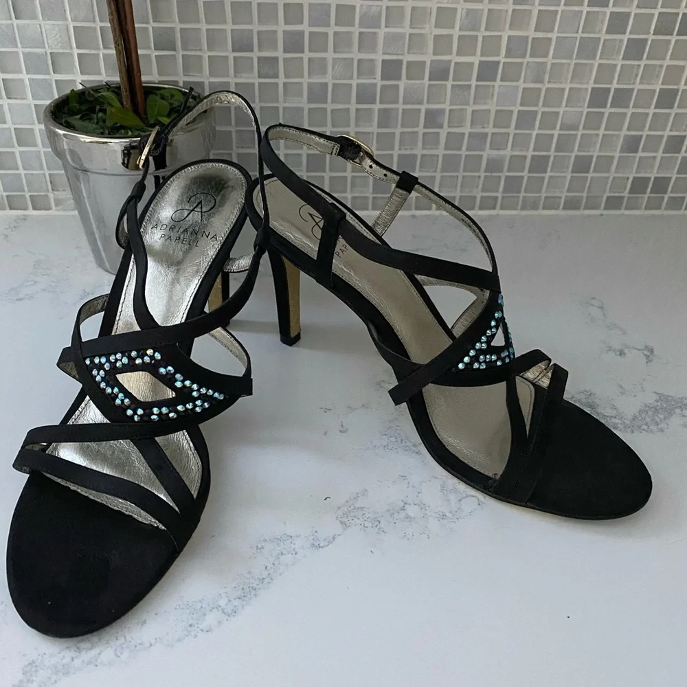Adrianna Pappell Ace Embellished High Heeled Sanda